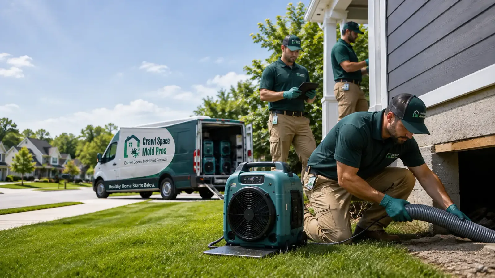 Crawl Space Mold Removal in Drewryville, VA